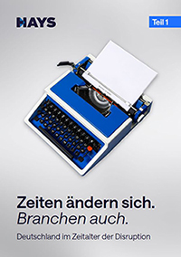 Cover White Paper "Zeiten ändern sich. Branchen auch. Teil 1"