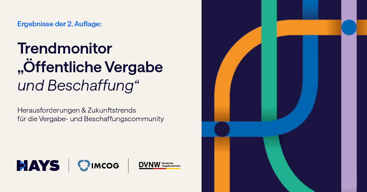 Teaserimage - Trendmonitor "Öffentliche Vergabe und Beschaffung"