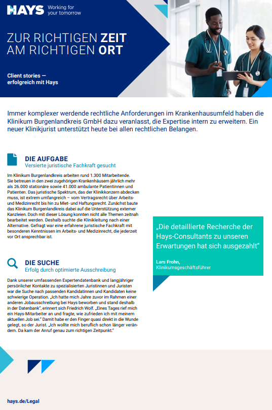 Success Story des Klinikums Burgenlandkreis