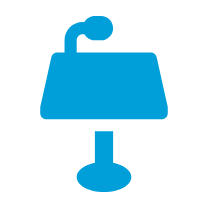 Stand out with an individual approach when formulating an unsolicited application. (Lectern icon in cyan blue)