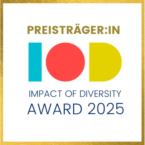Logo "Award Inclusive Workplace" IOD 2025