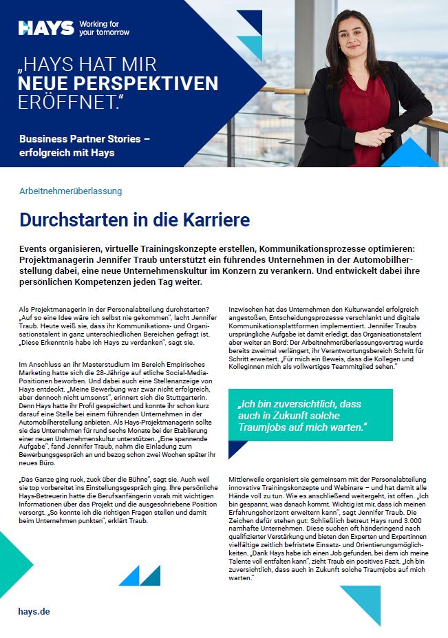Business Partner Story Arbeitnehmerüberlassung - Previewbild Business Partner Story Arbeitnehmerüberlassung - Previewbild