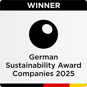 Winner of the German Sustainability Award for Companies 2025 Winner of the German Sustainability Award for Companies 2025
