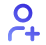Icon - Person mit Plus-Zeichen