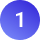 Icon - Nummer 1 in lila