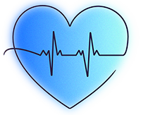 Illustration - Heart with heartbeat pattern