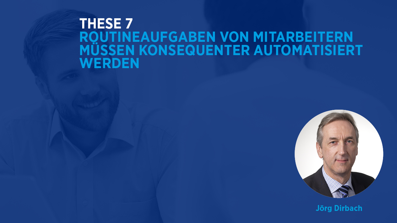 Wer Fachkräfte benötigt, sollte die Wissensarbeiter zunächst von Routineaufgaben befreien. Automatisierung und Digitalisierung sind die Wege dahin. Gleichzeitig benötigen wir moderne technische Infrastrukturen, die eine effektive Zusammenarbeit und verteiltes Arbeiten wirkungsvoll unterstützen.