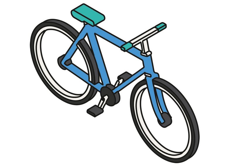 Grafik: Fahrrad