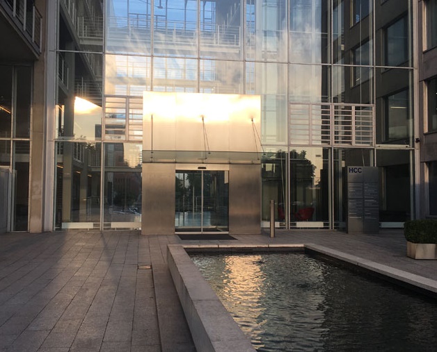 Entrance & external view of the hays offices in Dormund